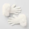 Courchevel Kaschmir-Handschuhe – Ivory