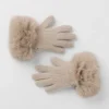Courchevel-Kaschmir-Handschuhe – Oat Heather