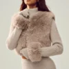 Courchevel-Kaschmir-Handschuhe – Oat Heather