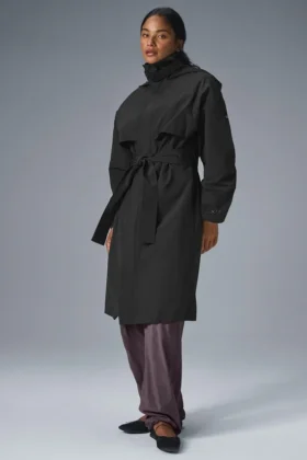 Crinkle on the Move Trench – Schwarz