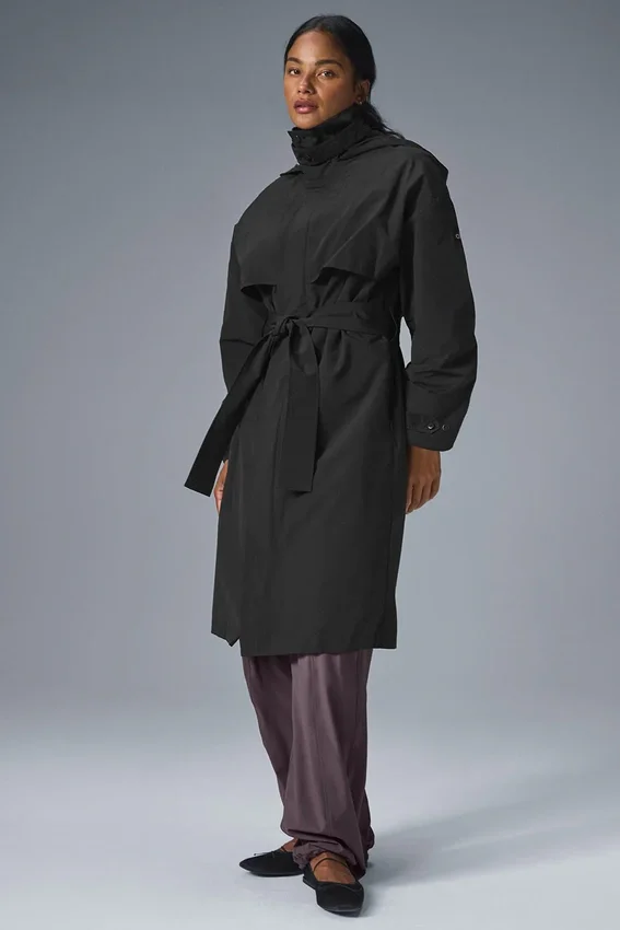 Crinkle on the Move Trench – Schwarz