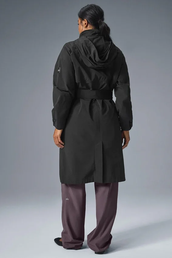 Crinkle on the Move Trench – Schwarz