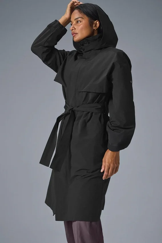 Crinkle on the Move Trench – Schwarz