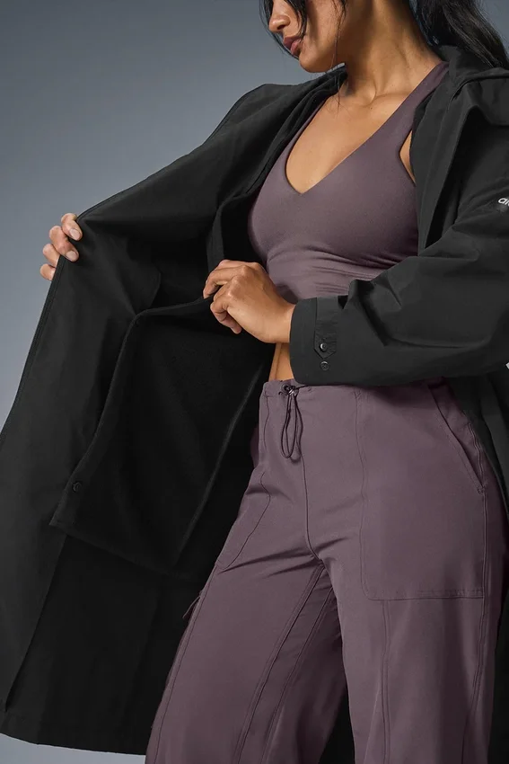 Crinkle on the Move Trench – Schwarz