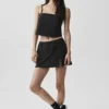 Cropped Connection Top – Schwarz