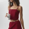 Cropped Connection Top – Summer Romance Red