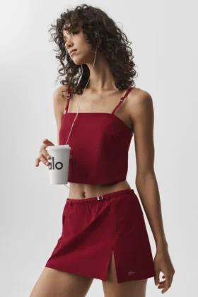 Cropped Connection Top – Summer Romance Red