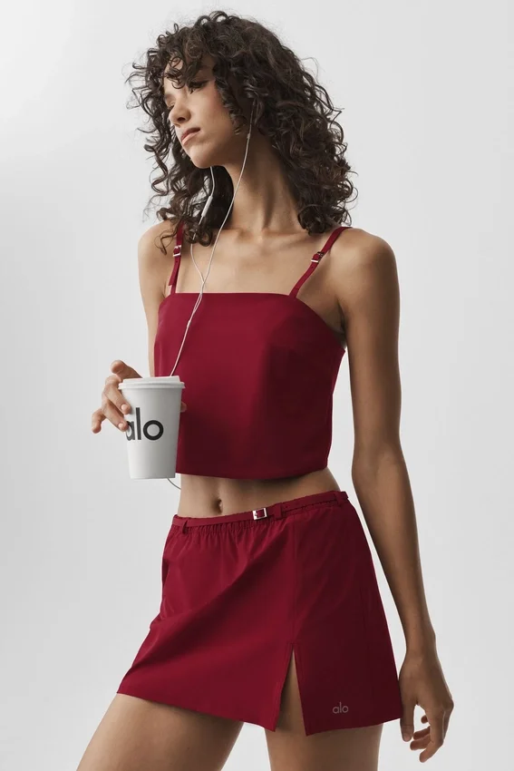 Cropped Connection Top – Summer Romance Red
