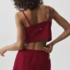 Cropped Connection Top – Summer Romance Red
