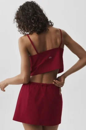 Cropped Connection Top – Summer Romance Red