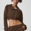 Cropped Cosmopolitan Jacke – Espresso
