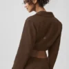 Cropped Cosmopolitan Jacke – Espresso