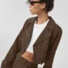Cropped Cosmopolitan Jacke – Espresso