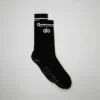 Damen-Barre-Socken „Throwback“ – Schwarz/Weiß