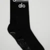 Damen-Barre-Socken „Throwback“ – Schwarz/Weiß