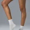 Damen-Socken „Lettuce Edge“ – Weiß