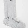 Damen-Socken „Siren Grip“ mit Riemchen – Athletic Heather Grey
