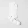 Damen-Socken „Siren Grip“ mit Riemchen – Weiß