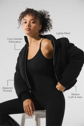 Darling Pullover Puffer – Schwarz