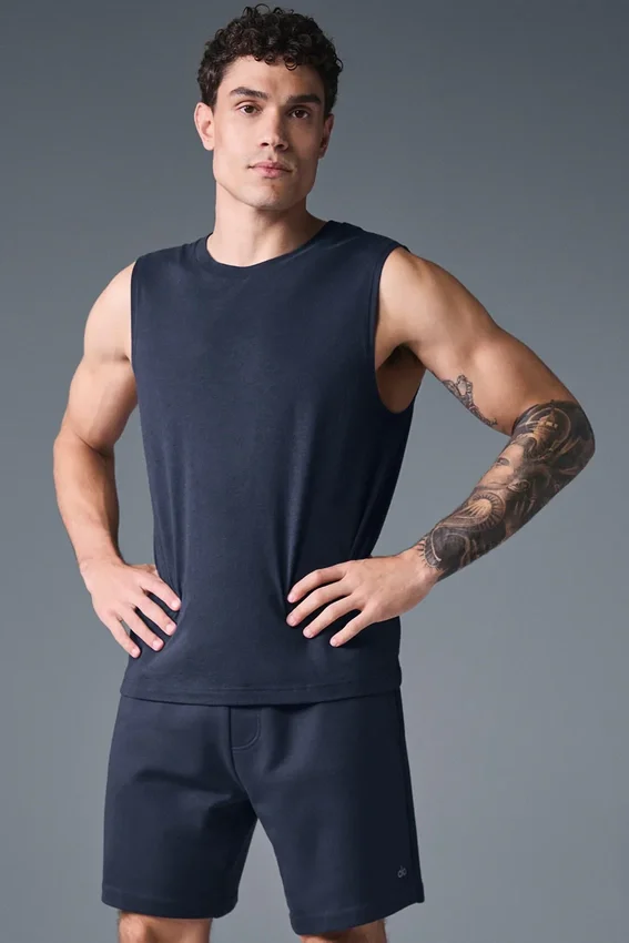 Das Triumph Muscle Top – Marineblau