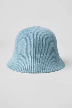 Denim-Strick-Cloche – Celestial Blue/Dark Celestial Blue