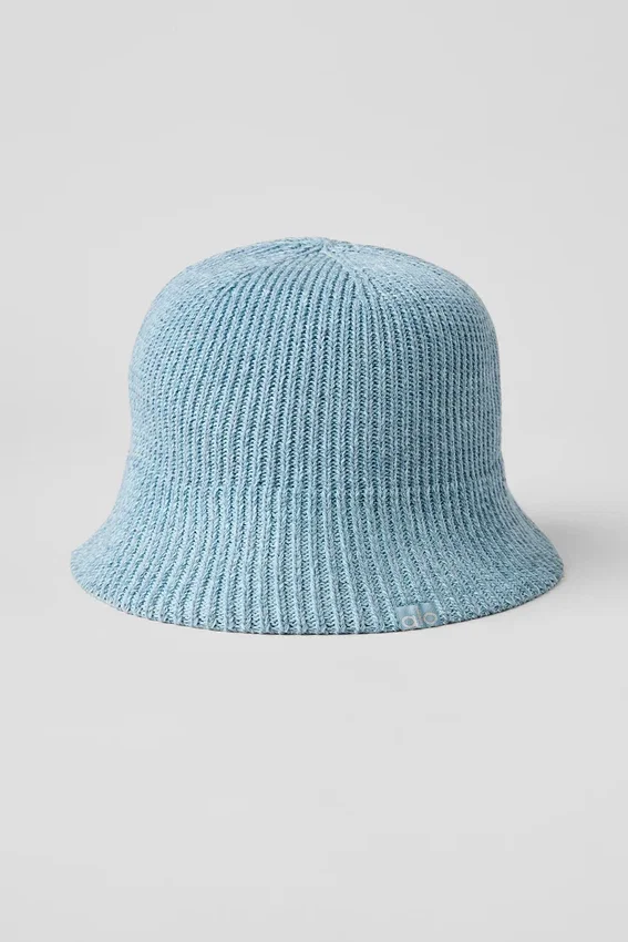 Denim-Strick-Cloche – Celestial Blue/Dark Celestial Blue