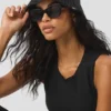 Denim-Strick-Cloche – Schwarz/Anthrazit