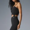 Denim-Strick-Top – Schwarz/Anthrazit