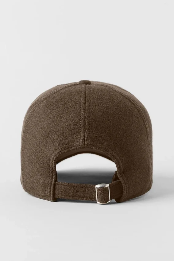 District-Trucker-Hut aus Wollmischung – Espresso