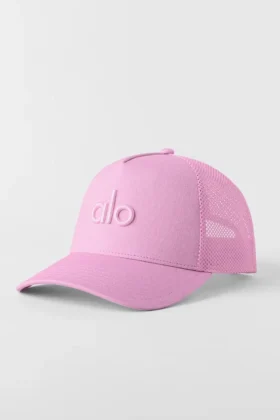 District Trucker-Hut – Candy Heart Pink