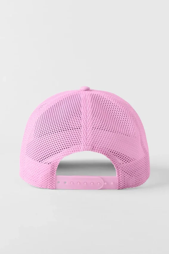 District Trucker-Hut – Candy Heart Pink