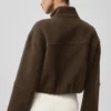 Double-Face-Wolljacke „City Girl“ – Espresso