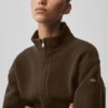 Double-Face-Wolljacke „City Girl“ – Espresso