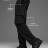 Double Take Cargo-Hose – Schwarz