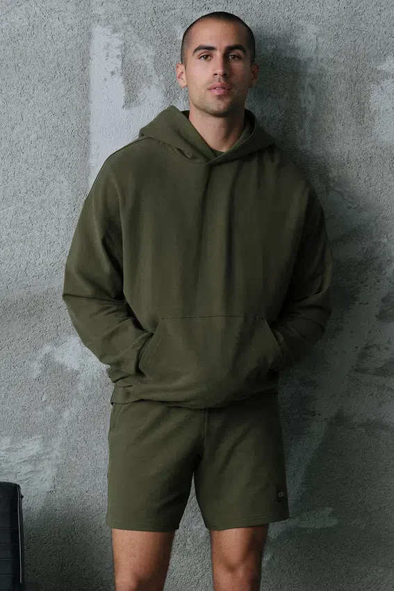Double Take Hoodie – Olivgrün