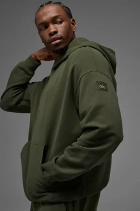 Double Take Hoodie – Olivgrün