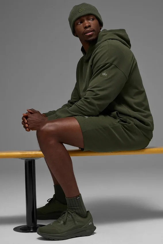 Double Take Hoodie – Olivgrün