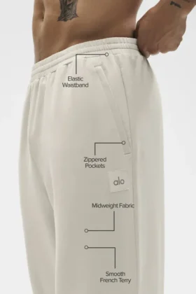 „Double Take“ Hose mit geradem Bein – Bone
