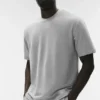 Double Take Kurzarmshirt – Athletic Heather Grey