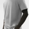 Double Take Kurzarmshirt – Athletic Heather Grey
