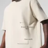 Double Take Kurzarmshirt – Bone