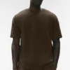 Double Take Kurzarmshirt – Espresso