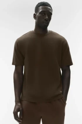 Double Take Kurzarmshirt – Espresso