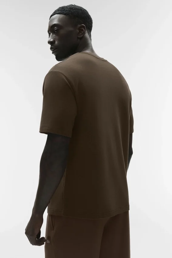 Double Take Kurzarmshirt – Espresso
