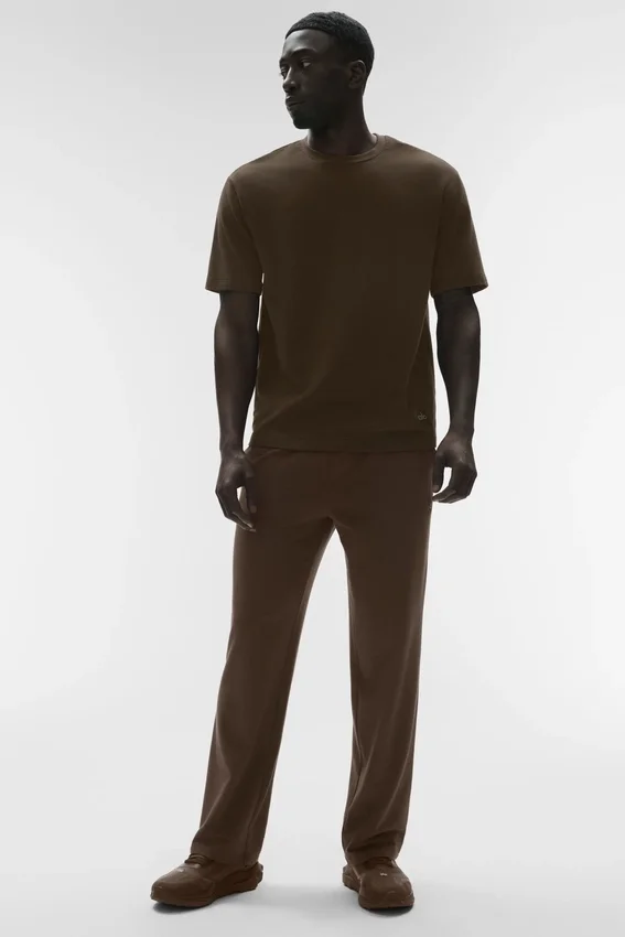 Double Take Kurzarmshirt – Espresso
