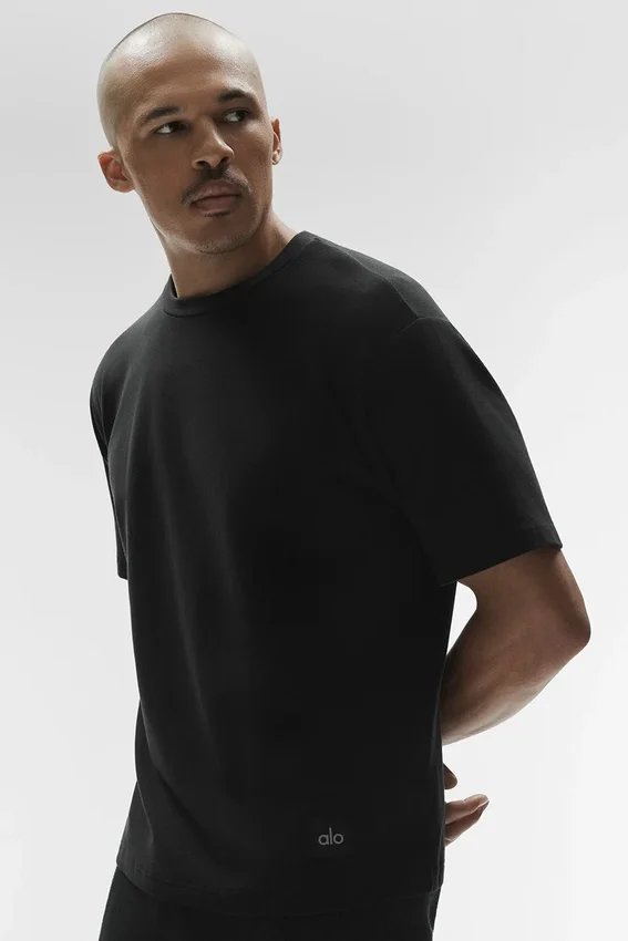 Double Take Kurzarmshirt – Schwarz
