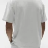 Double Take Kurzarmshirt – Weiß meliert
