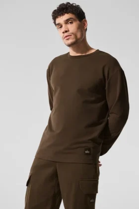 Double Take Langarmshirt – Espresso