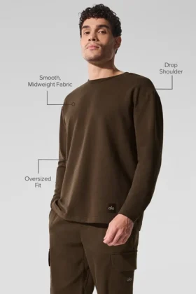 Double Take Langarmshirt – Espresso