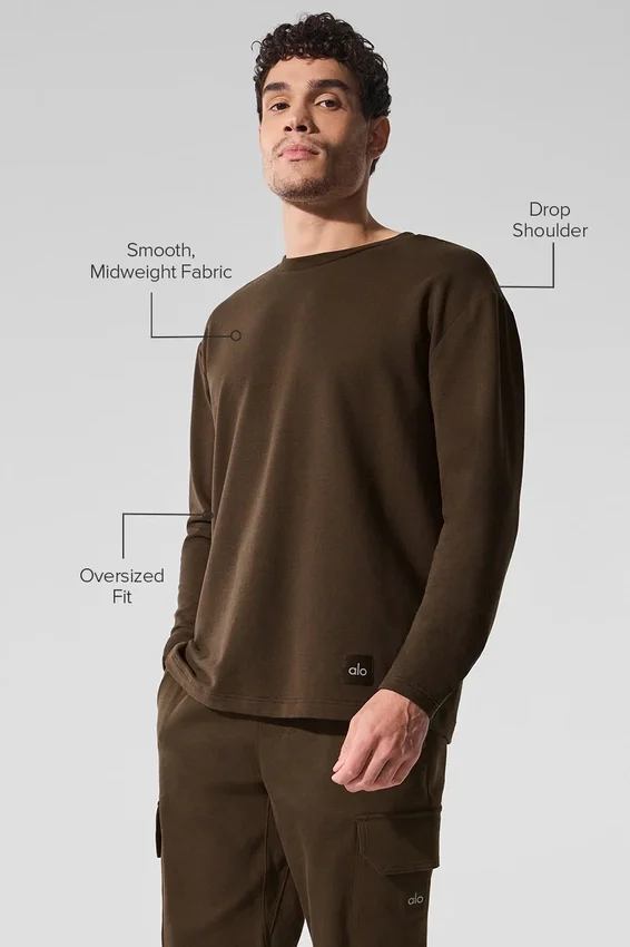 Double Take Langarmshirt – Espresso